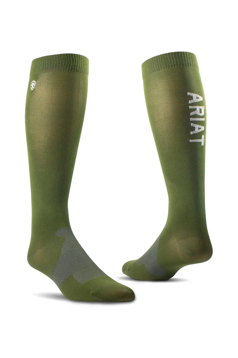 Chaussettes techniques AriatTek Essential Olive Taille unique