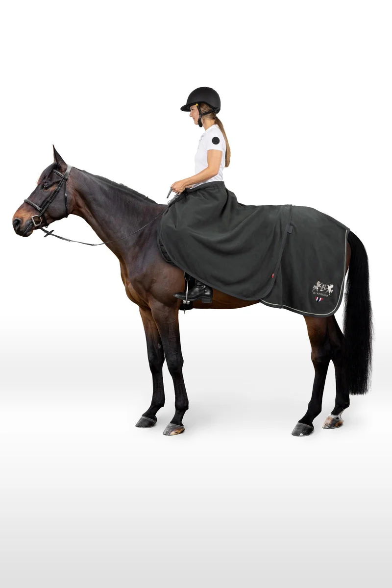 Cosy couvre-reins pour cheval et cavalier Scarab Green 165