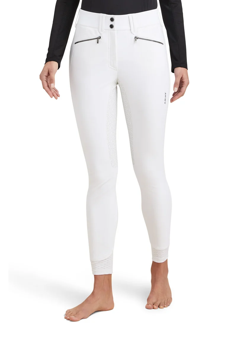 Tri Factor X Bellatrix pantalon d'équitation avec fond intégral pour femmes White 42 Regular