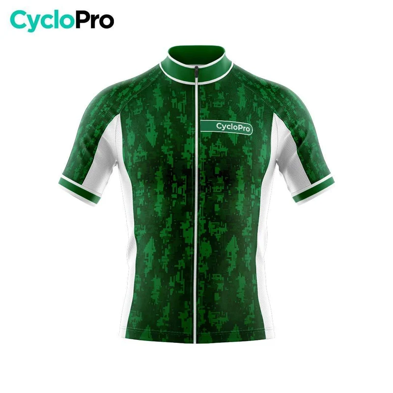TENUE DE CYCLISME ÉTÉ HOMME VERTE - PIXEL+