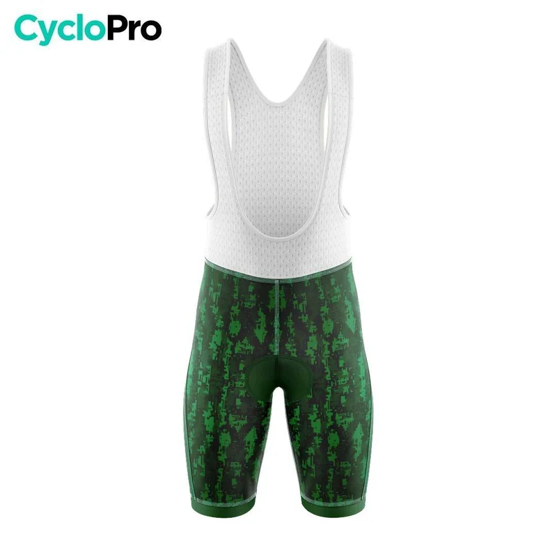 TENUE DE CYCLISME ÉTÉ HOMME VERTE - PIXEL+