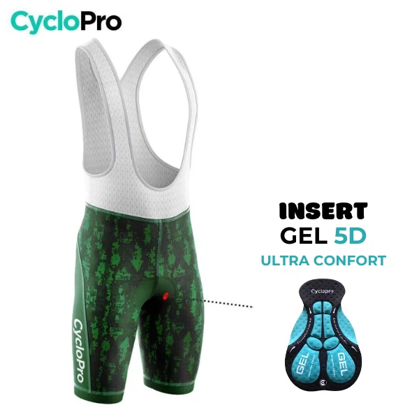 TENUE DE CYCLISME ÉTÉ HOMME VERTE - PIXEL+