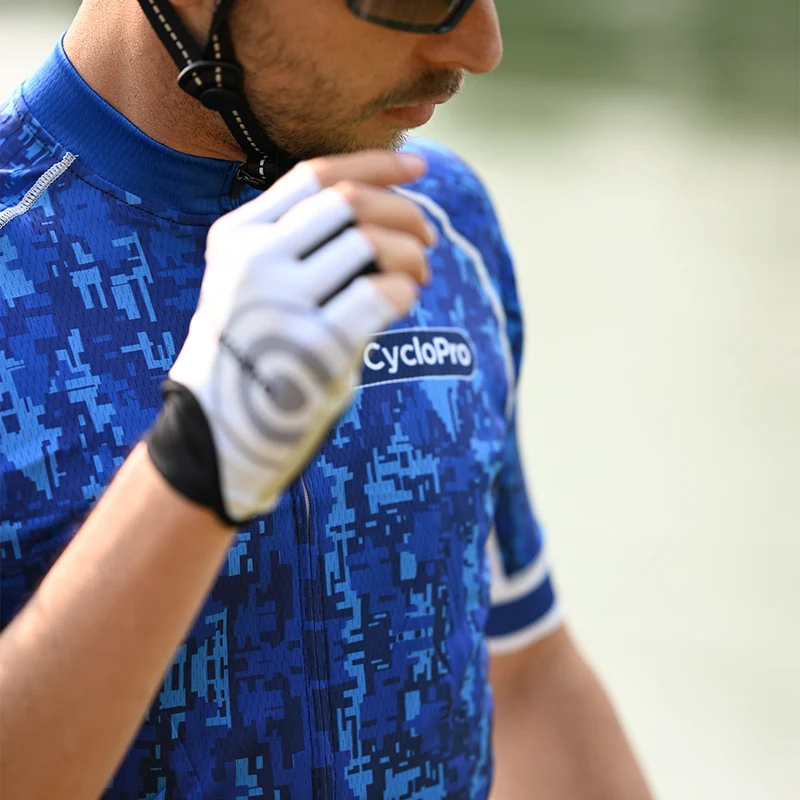 TENUE DE CYCLISME ÉTÉ HOMME BLEUE - PIXEL+