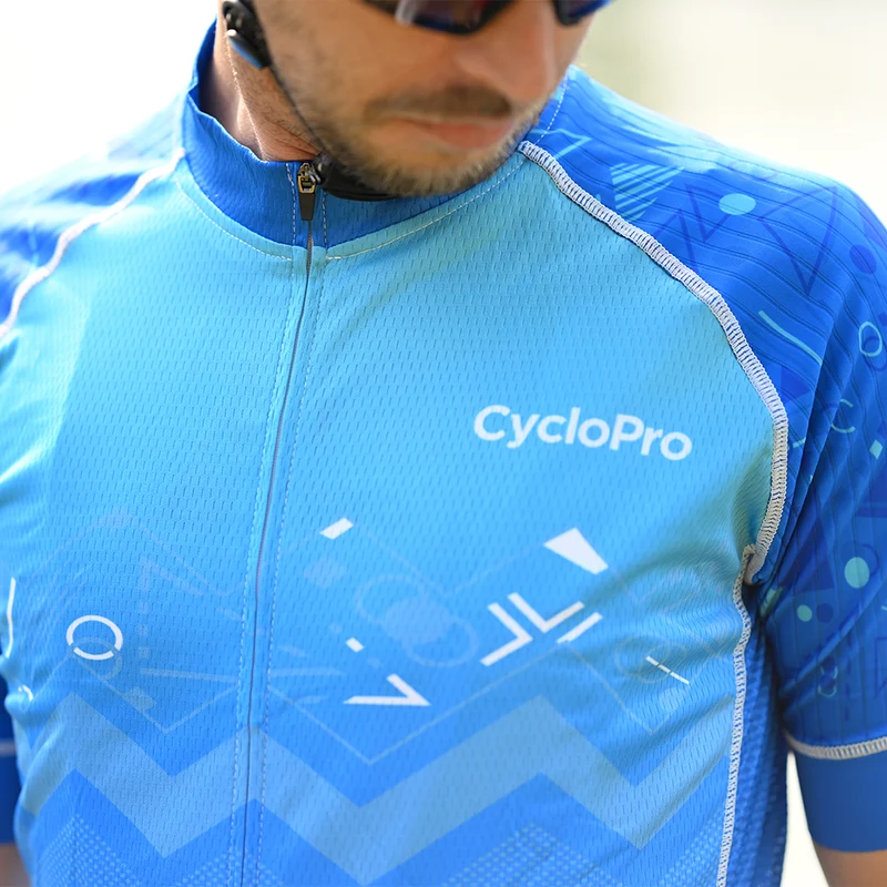 TENUE DE CYCLISME ÉTÉ HOMME BLEUE - WAVE+