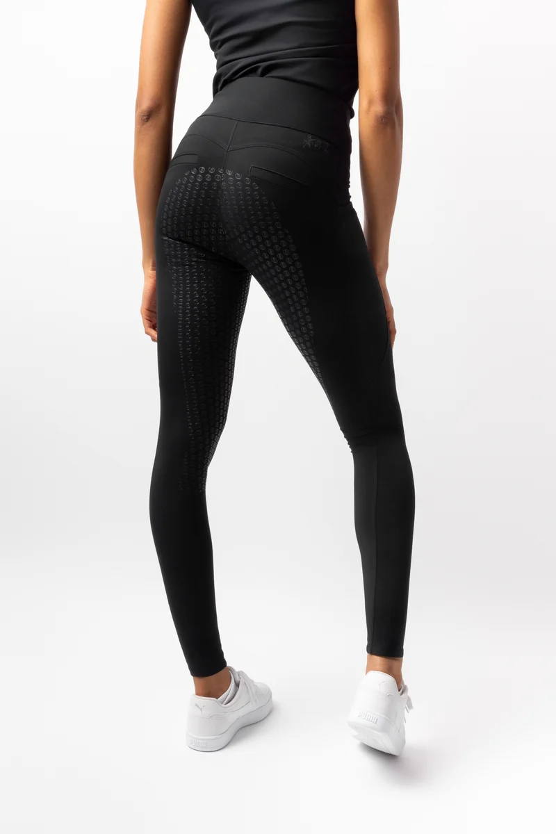 Evelina legging d'équitation à fond intégral pour femme Black beauty 32