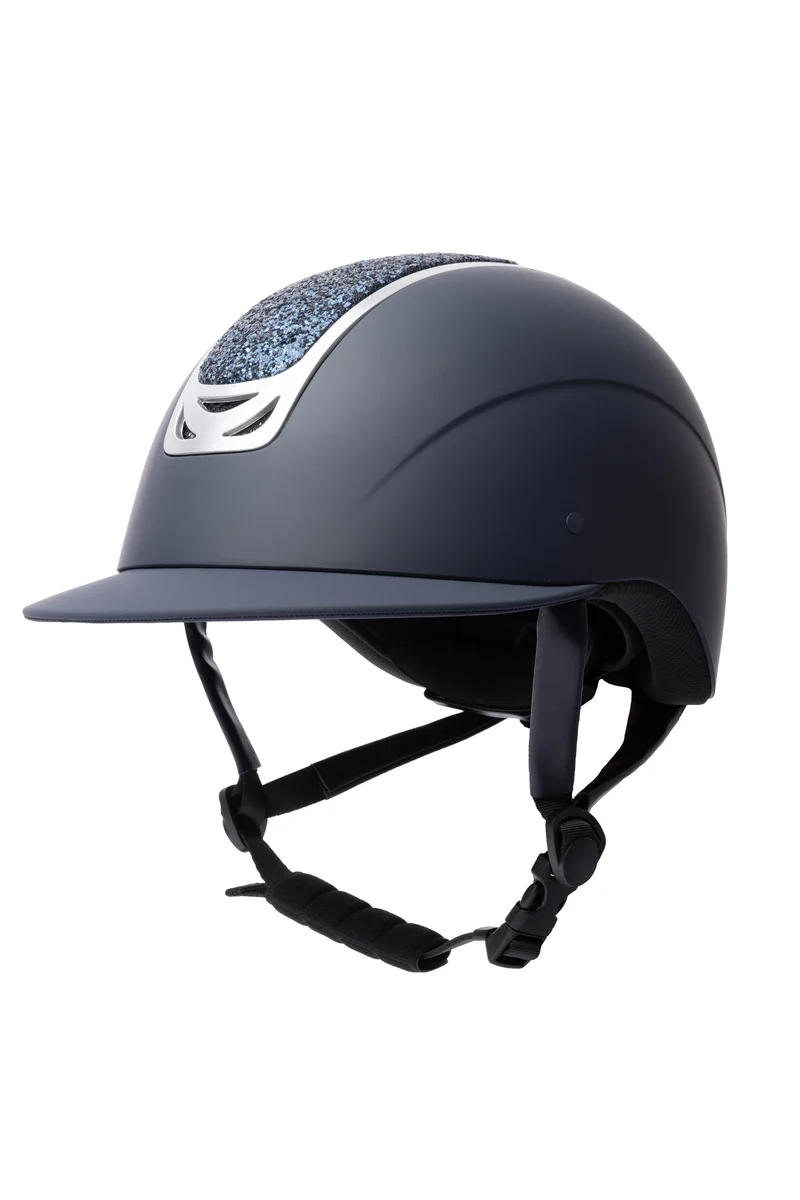 Arix II Casque d'équitation avec ornement en cristal Dark Blue/Dark Blue 58-60