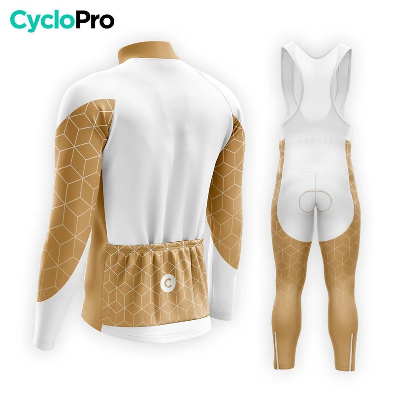 TENUE CYCLISTE HIVER HOMME MARRON - CUBIC+