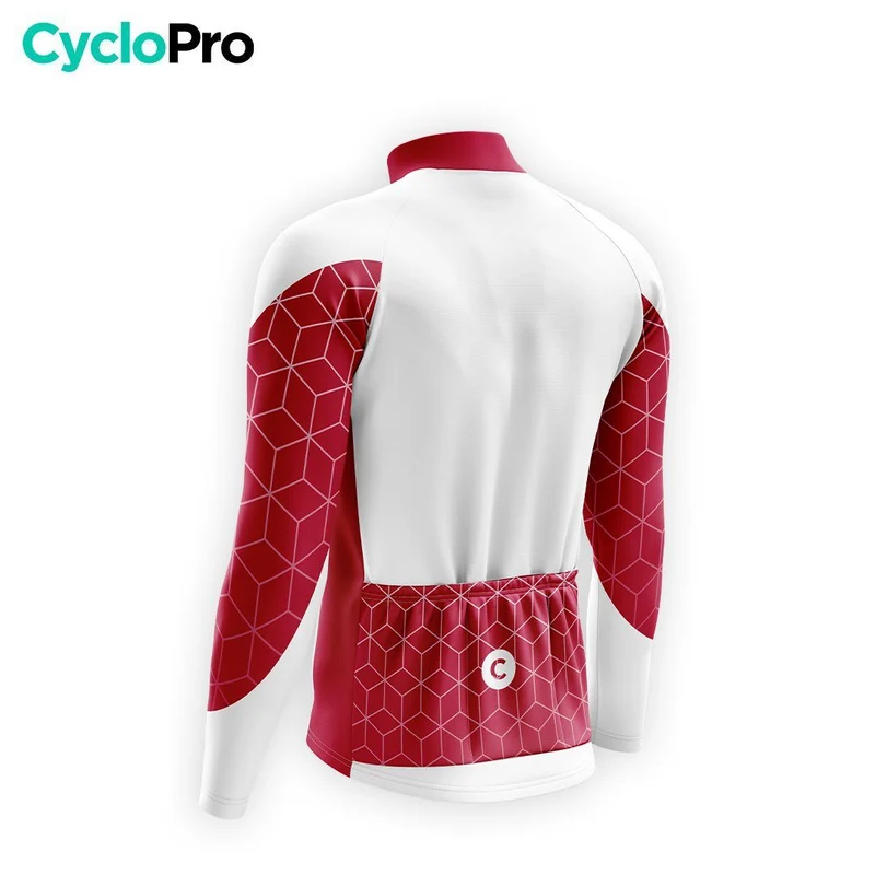 TENUE CYCLISTE HIVER HOMME GRENAT - CUBIC+