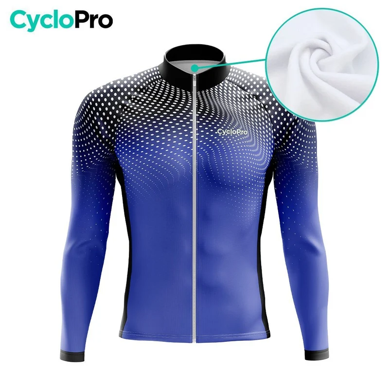 TENUE CYCLISTE HIVER HOMME BLEU - DIMENSION+