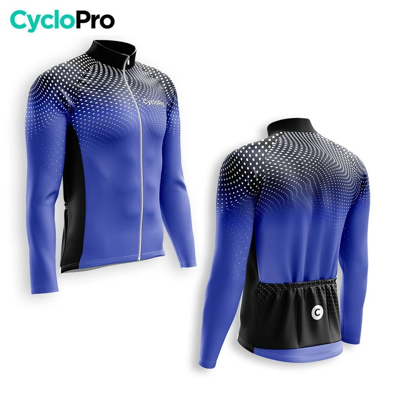 TENUE CYCLISTE HIVER HOMME BLEU - DIMENSION+