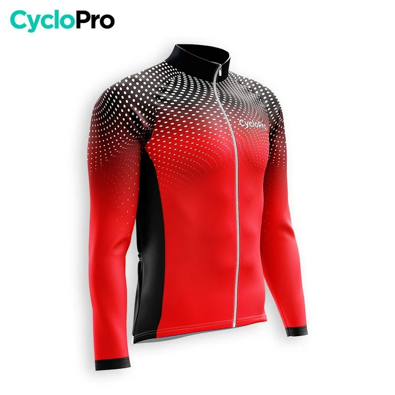 TENUE CYCLISTE HIVER HOMME ROUGE - DIMENSION+