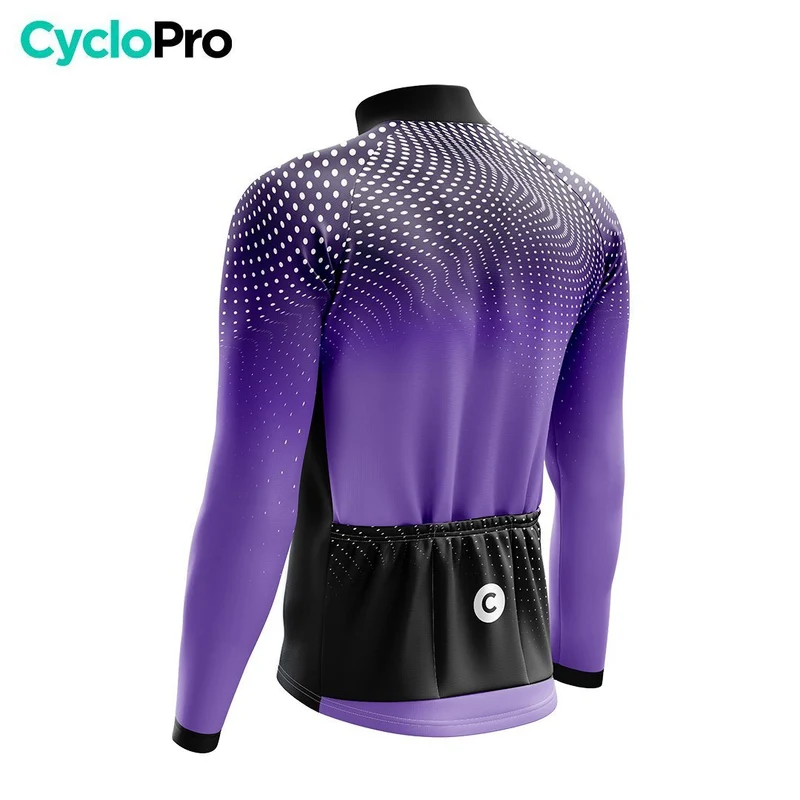 TENUE CYCLISTE HIVER HOMME VIOLET - DIMENSION+