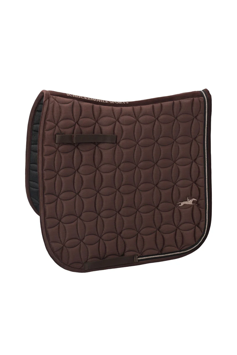 Schockemöhle SP Soft Velvet Dressage Style Tapis de Selle Mocca F