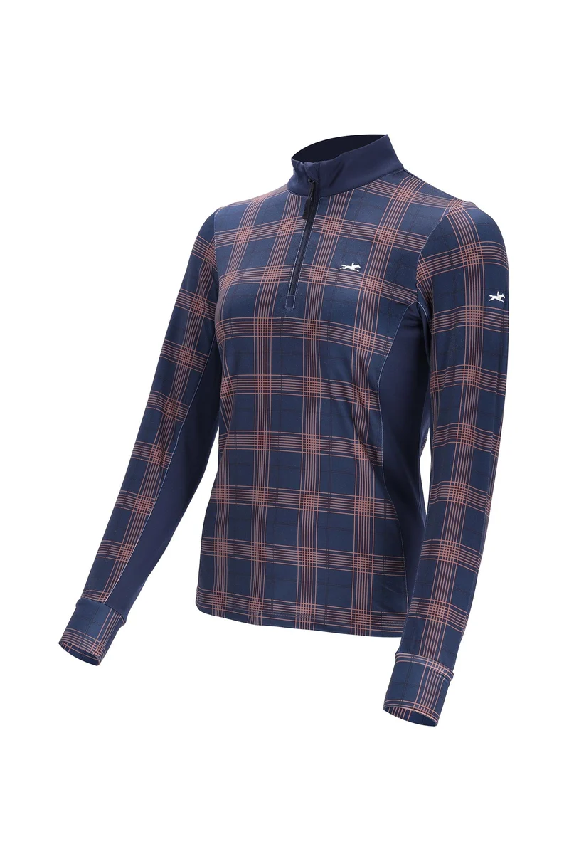 Schockemöhle SP Xandra Style Haut d'Entraînement Femme Navy Check M