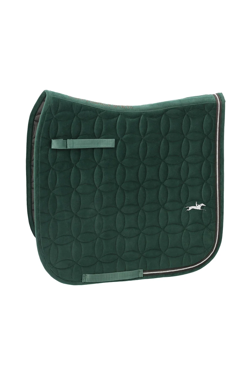Schockemöhle SP Soft Velvet Dressage Style Tapis de Selle Bottle F