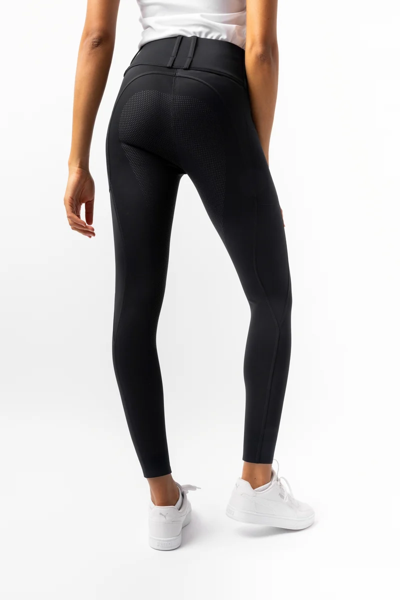 Sophia legging d'équitation à fond intégral pour femme Black 36