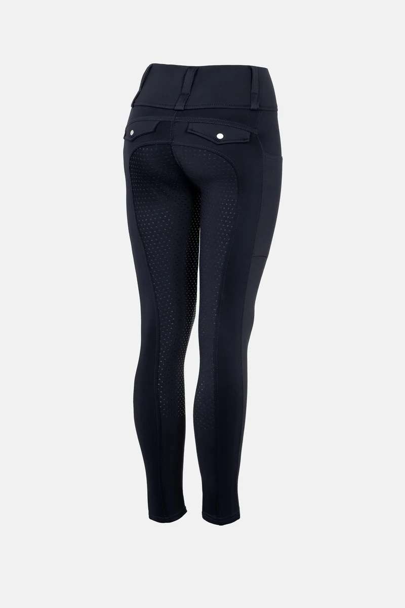 Young Rider Anya leggings d’équitation thermo hybride full grip Dark navy 134-140