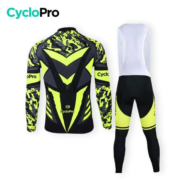 TENUE CYCLISTE HIVER JAUNE - SQUAD+