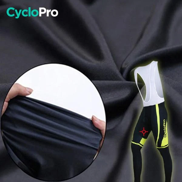 TENUE CYCLISTE HIVER JAUNE - SQUAD+