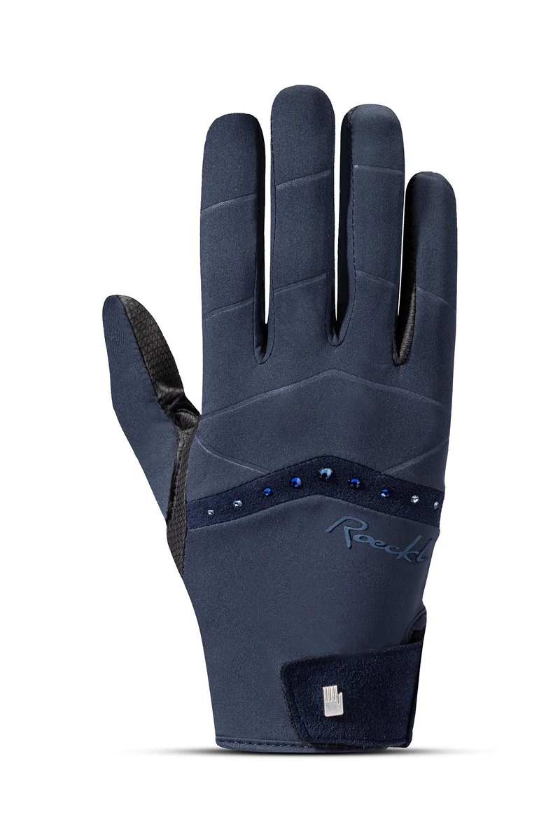 Jardy 2 Gants d'équitation d'hiver pour femme Navy Night 7,5