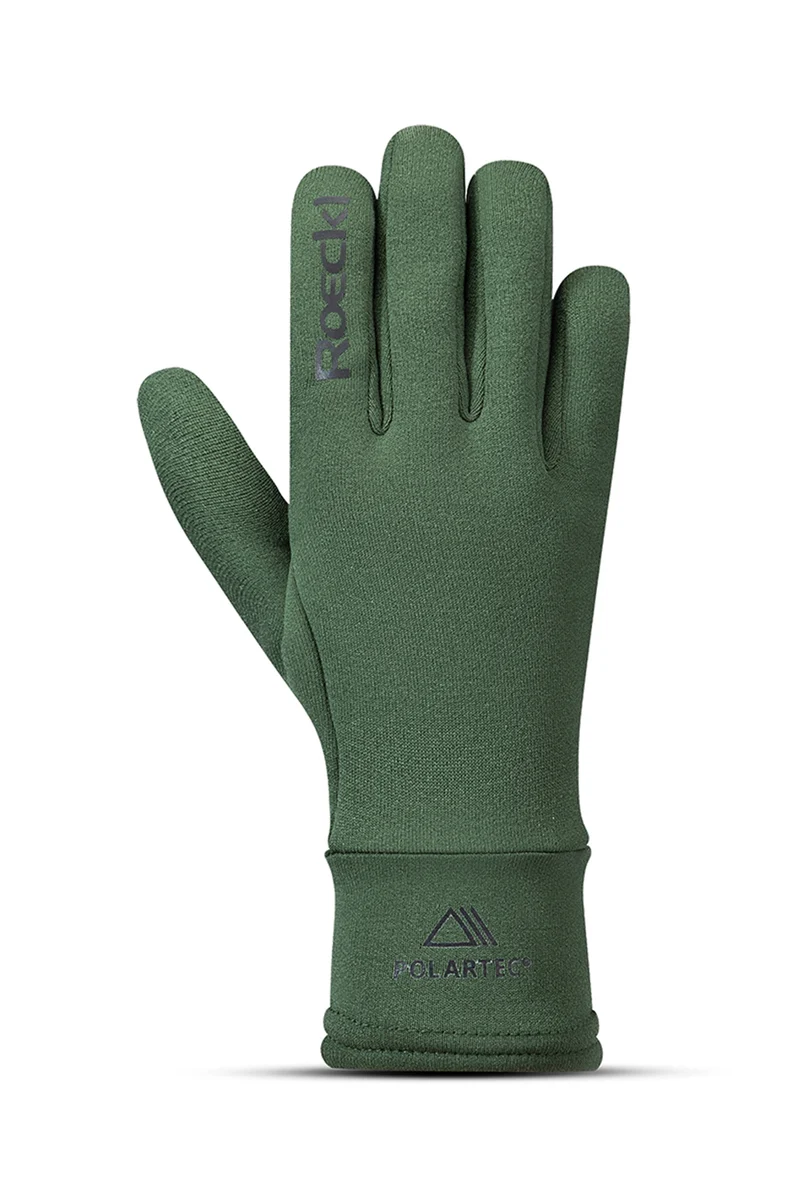 Warwick 2 JR. Polartec Gants d'équitation d'hiver Kombu Green 3