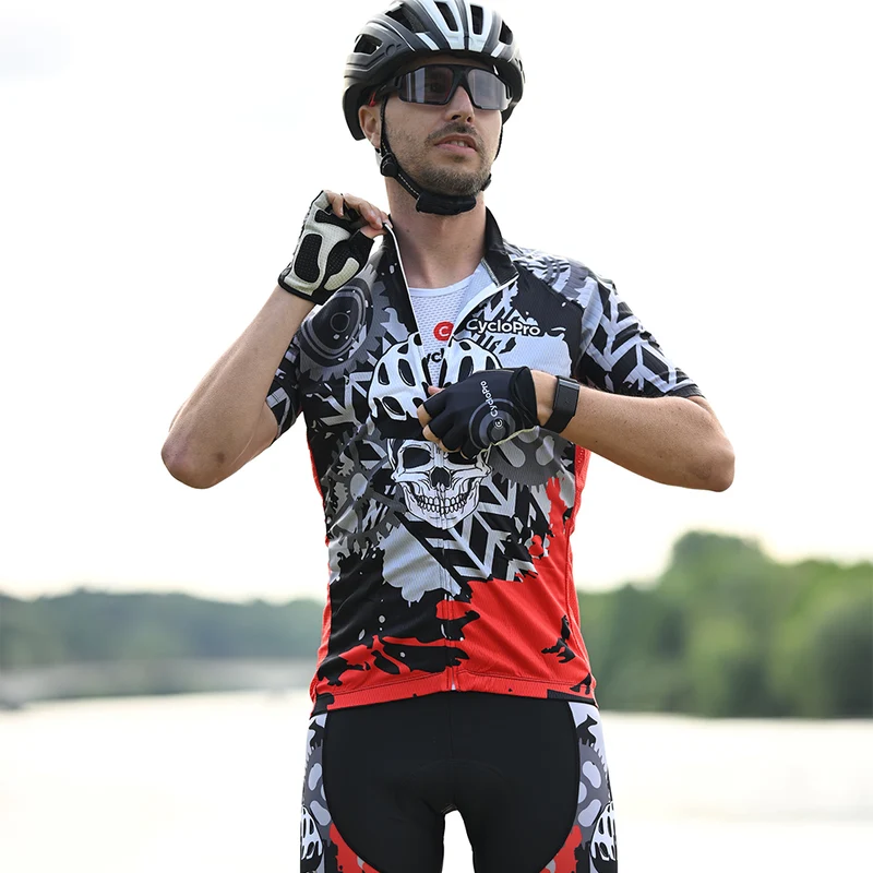 Tenue De Cycliste Route Squelette - Skull+