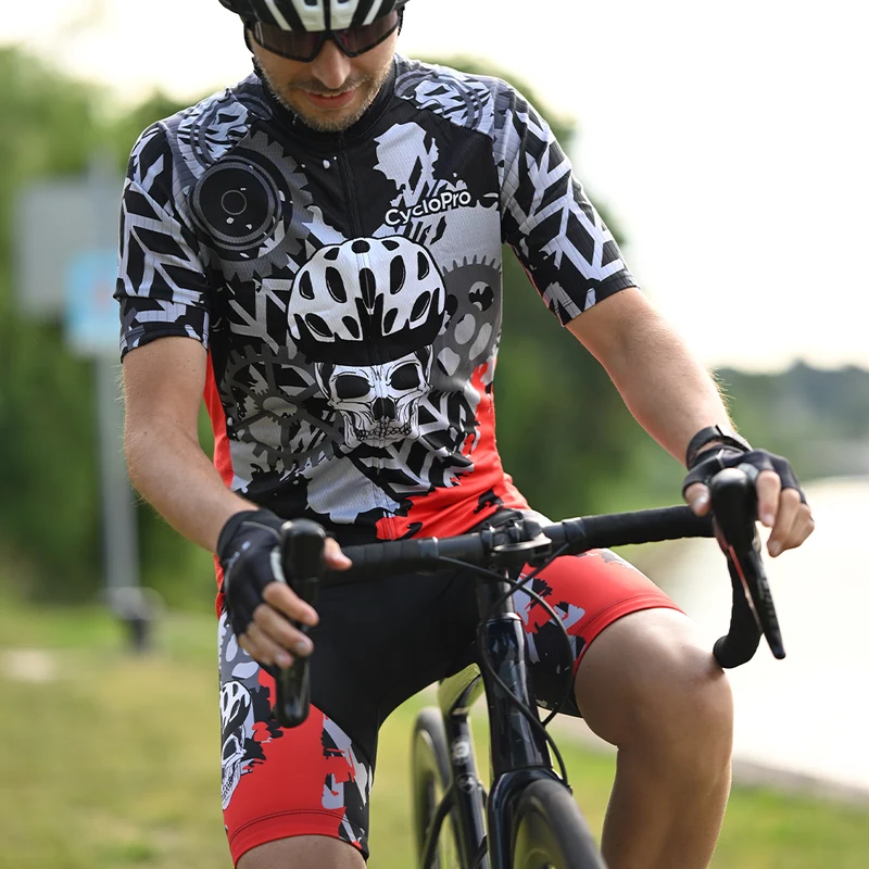Tenue De Cycliste Route Squelette - Skull+