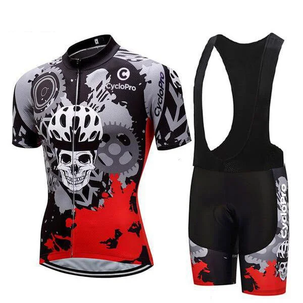 Tenue De Cycliste Route Squelette - Skull+