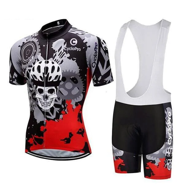 Tenue De Cycliste Route Squelette - Skull+