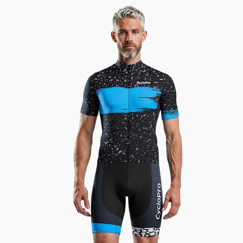 Tenue De Cyclisme Bleue - Galaxy+