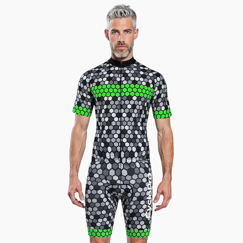 Tenue De Cyclisme Verte - Atmosphère+