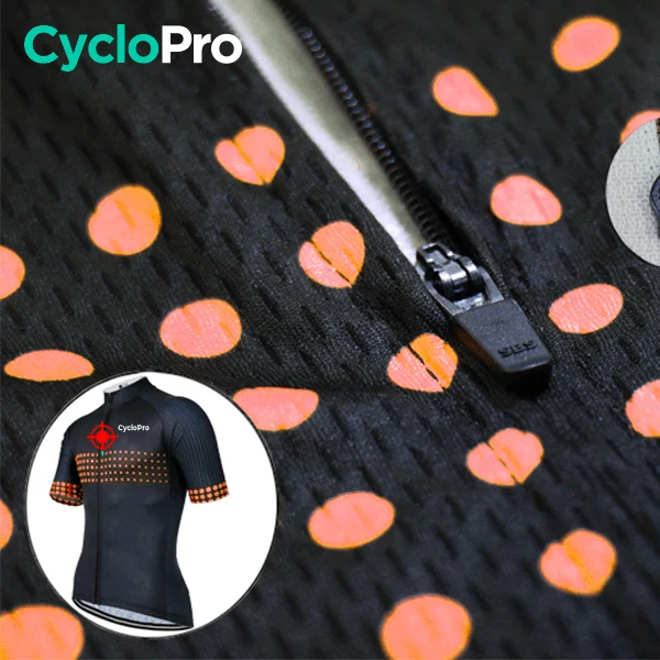 Maillot de cyclisme Orange - Liberty+