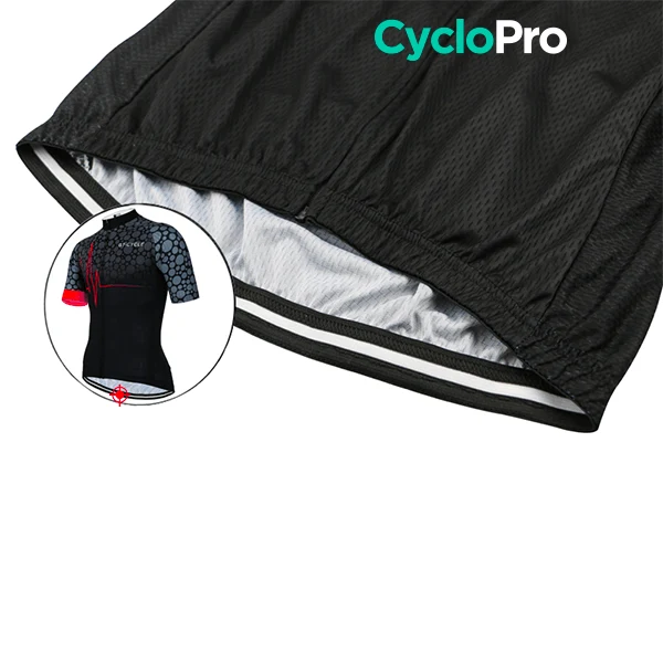 Maillot de cyclisme Rouge - Pulsation+