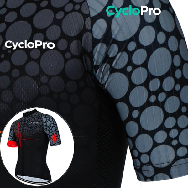 Maillot de cyclisme Rouge - Pulsation+