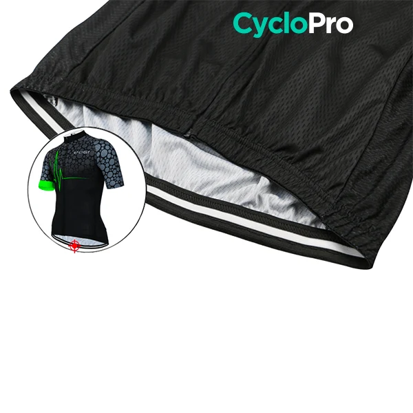 Maillot de cyclisme Vert - Pulsation+