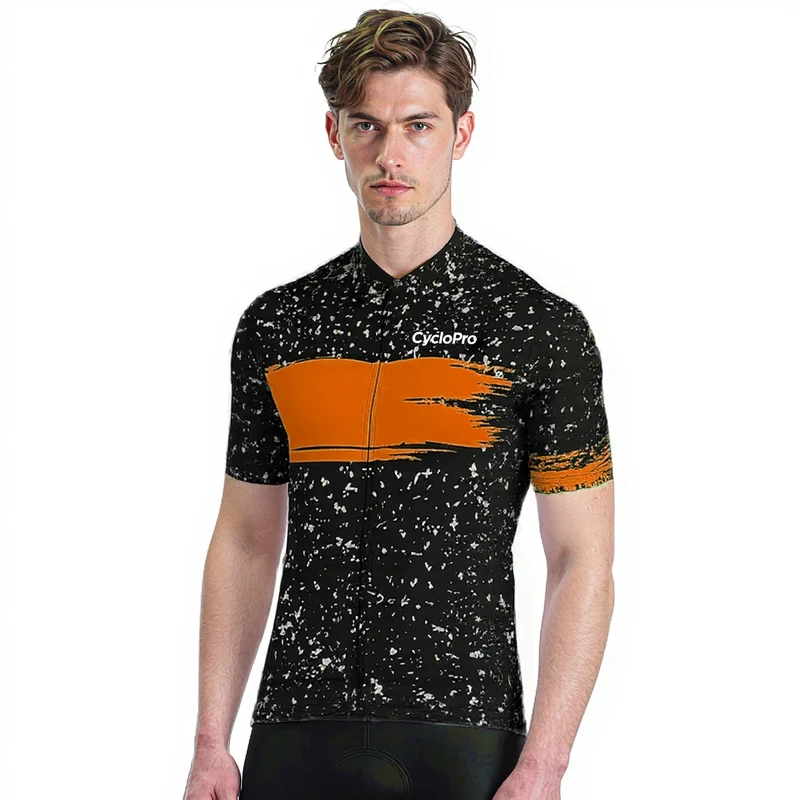 Maillot de cyclisme Orange - Galaxy+