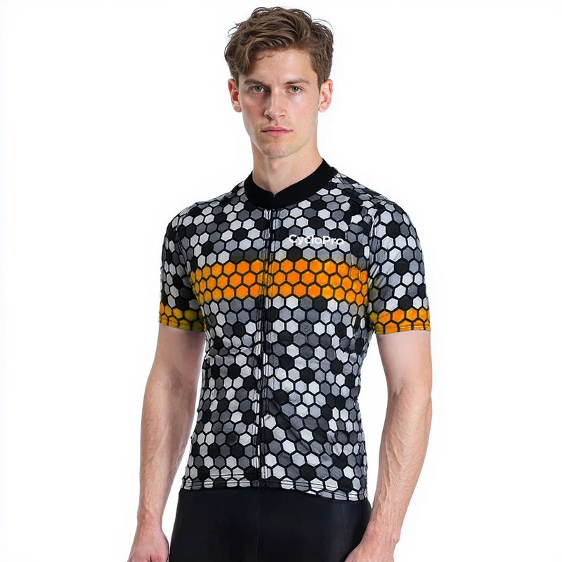 Maillot de cyclisme Orange - Atmosphère+