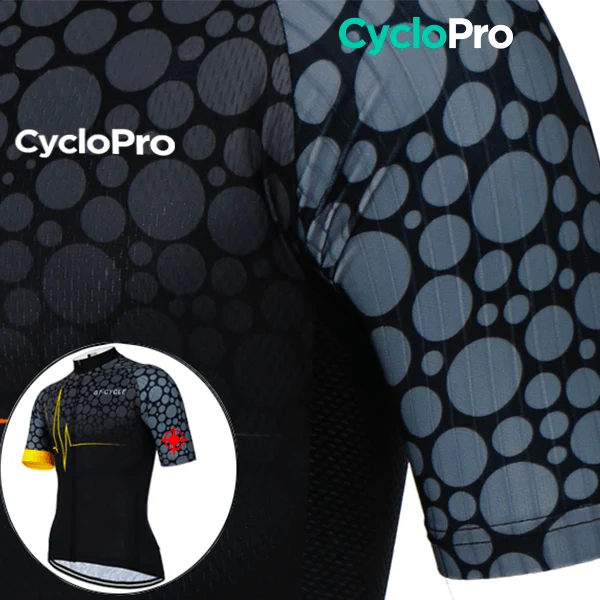 Maillot de cyclisme Jaune - Pulsation+