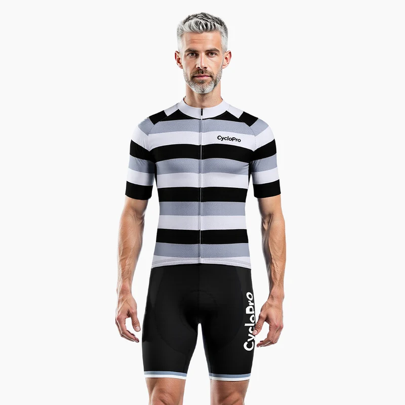 Tenue De Cyclisme Noir & Blanc - Evasion+