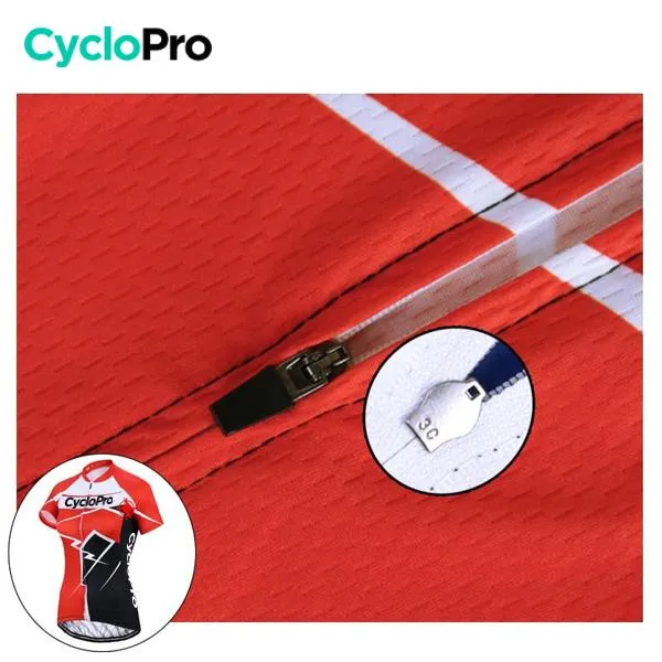 TENUE VÉLO DE ROUTE ROUGE - CONFORT+