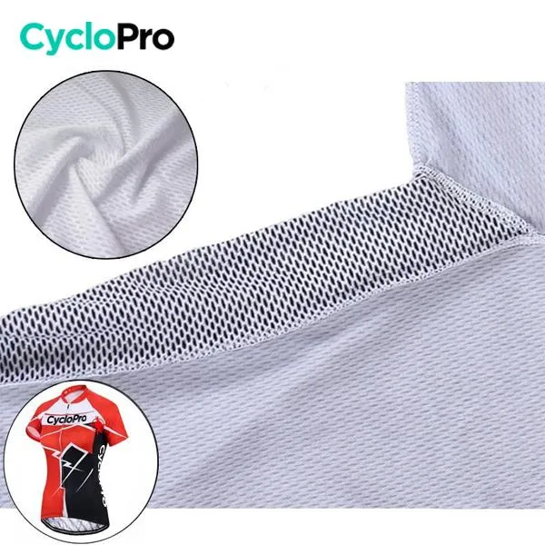 TENUE VÉLO DE ROUTE ROUGE - CONFORT+
