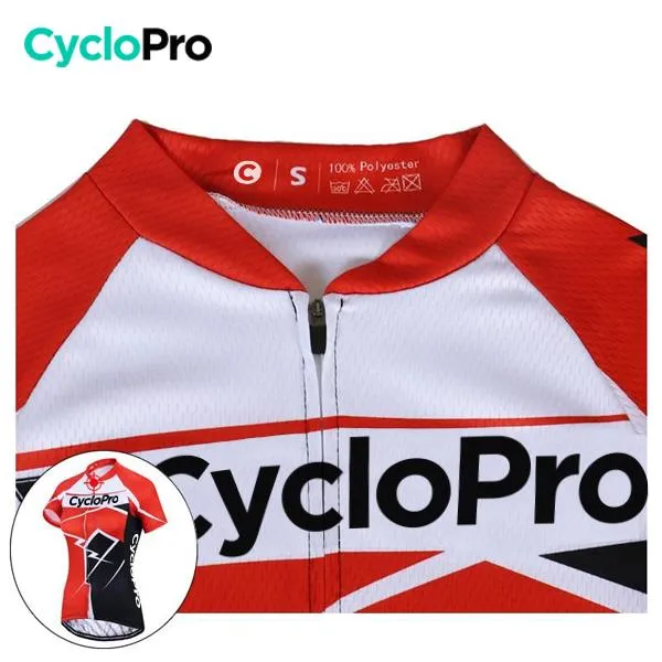 TENUE VÉLO DE ROUTE ROUGE - CONFORT+
