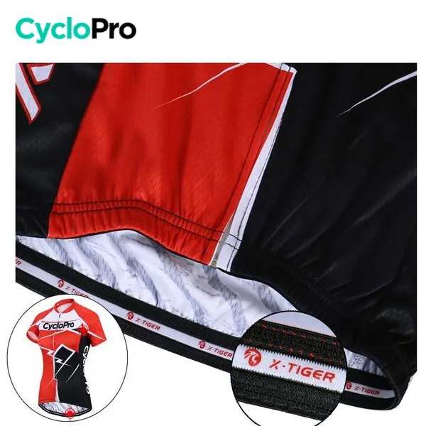 TENUE VÉLO DE ROUTE ROUGE - CONFORT+