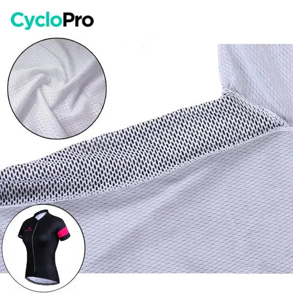 TENUE VÉLO DE ROUTE NOIRE - ÉLÉGANCE+