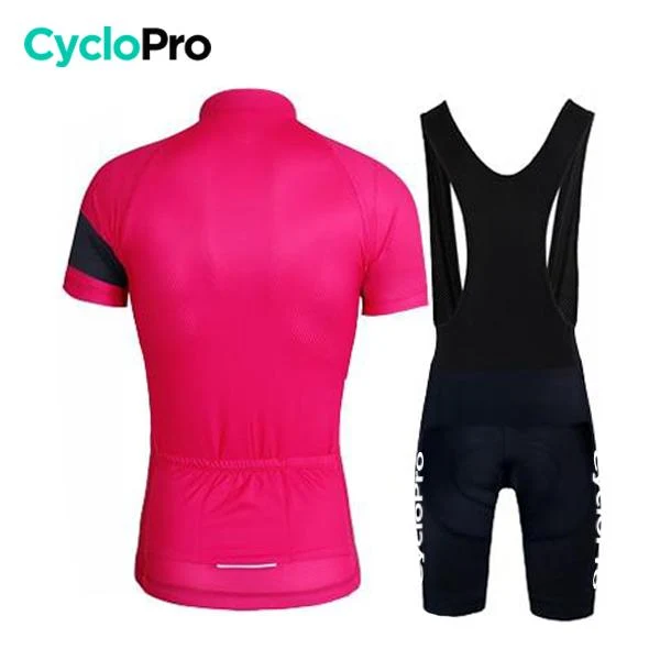 TENUE VÉLO DE ROUTE ROSE - ÉLÉGANCE+