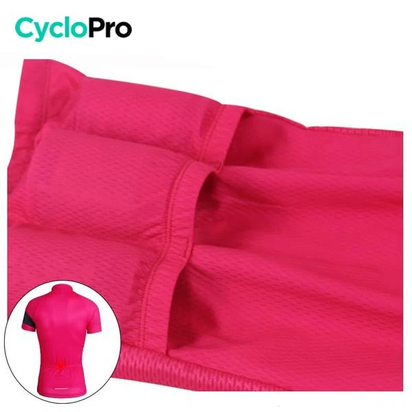 TENUE VÉLO DE ROUTE ROSE - ÉLÉGANCE+