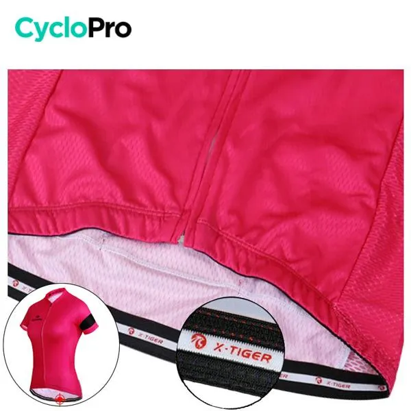 TENUE VÉLO DE ROUTE ROSE - ÉLÉGANCE+