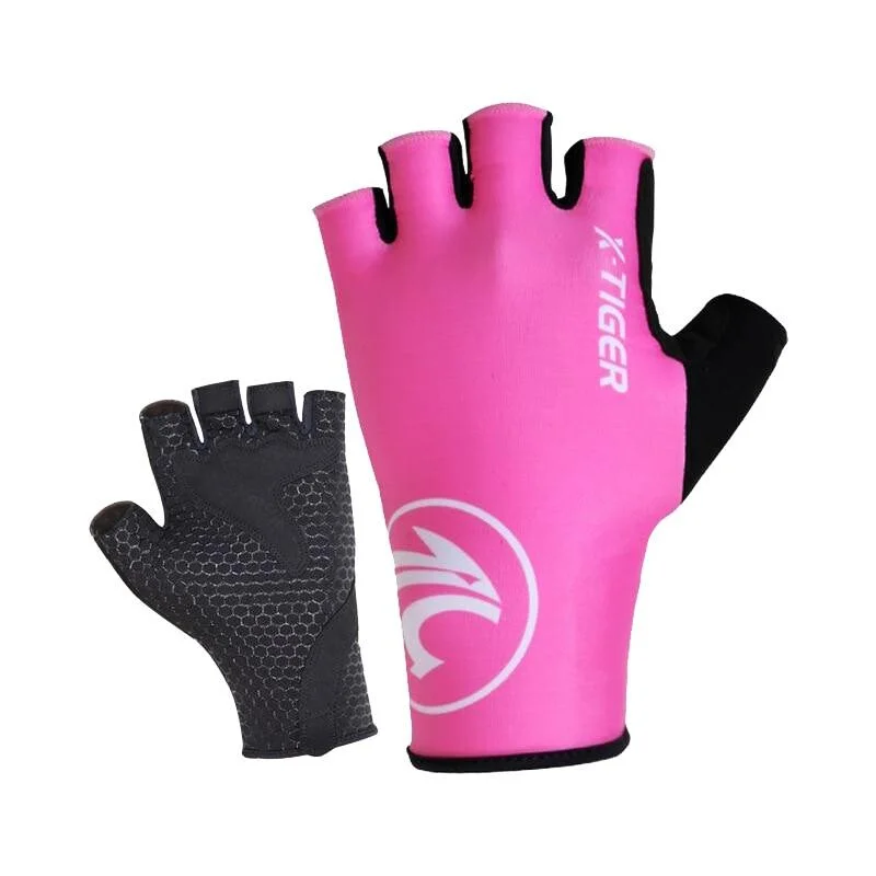 Mitaines Cycliste Femme Rose - Flash+