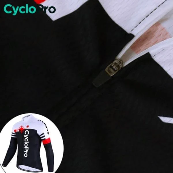 Tenue cycliste Automne Bleue et blanche - Pro+