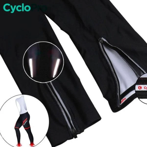 Tenue cycliste Automne Bleue et blanche - Pro+